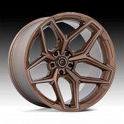 Fuel Flux FC854ZR 5-Lug Platinum Bronze Custom Truck Wheels
